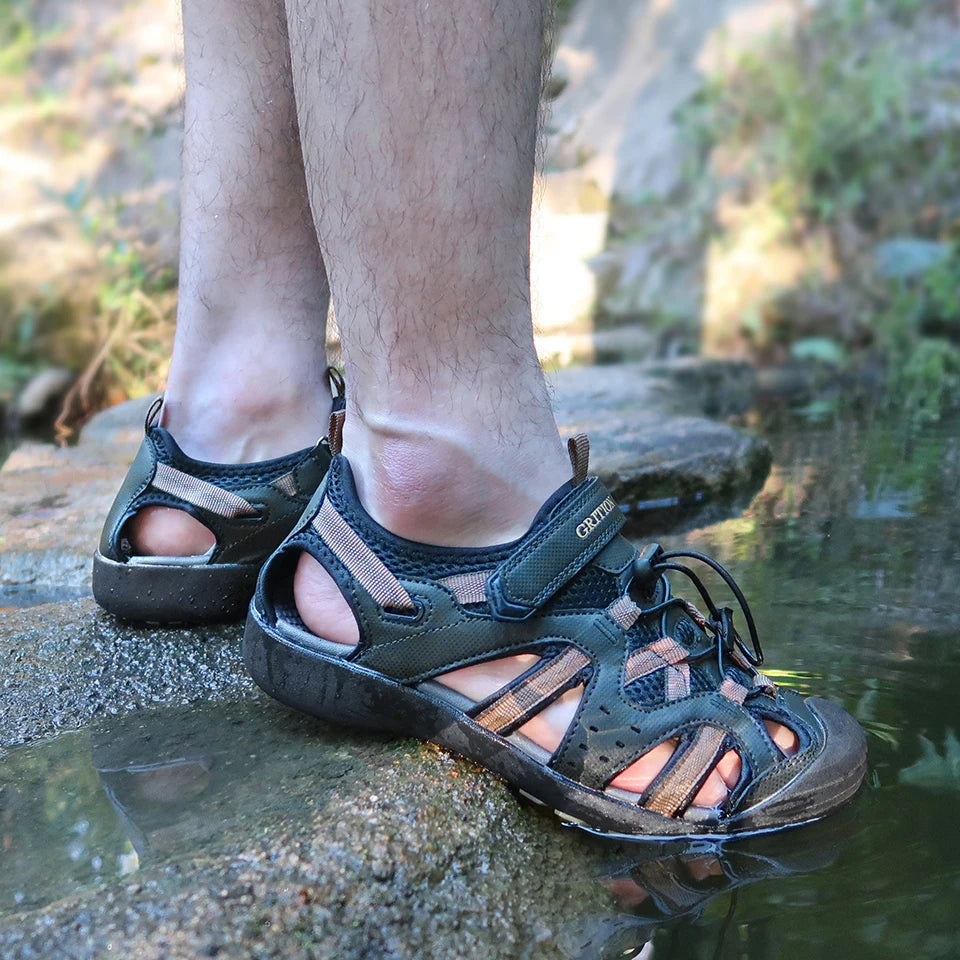 GRITION Men's Fashion Sandals – 2021 Beach Trekking Shoes - Image 5
