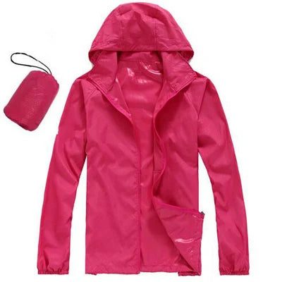 DIMUSI Men's & Women's Quick Dry UV Protection Windbreaker Jacket - Image 18