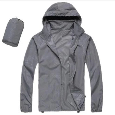 DIMUSI Men's & Women's Quick Dry UV Protection Windbreaker Jacket - Image 9