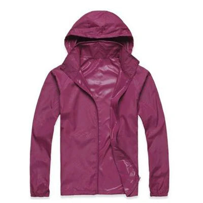 DIMUSI Men's & Women's Quick Dry UV Protection Windbreaker Jacket - Image 10