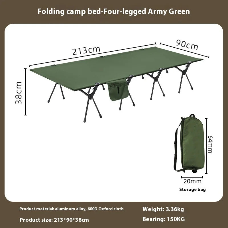 Lohascamping 90cm Widen Ultralight Folding Camping Cot – Portable and Versatile - Image 14