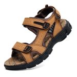 Genuine Leather Men's Sandals – High-Quality Summer Footwear for Leisure & Hiking
