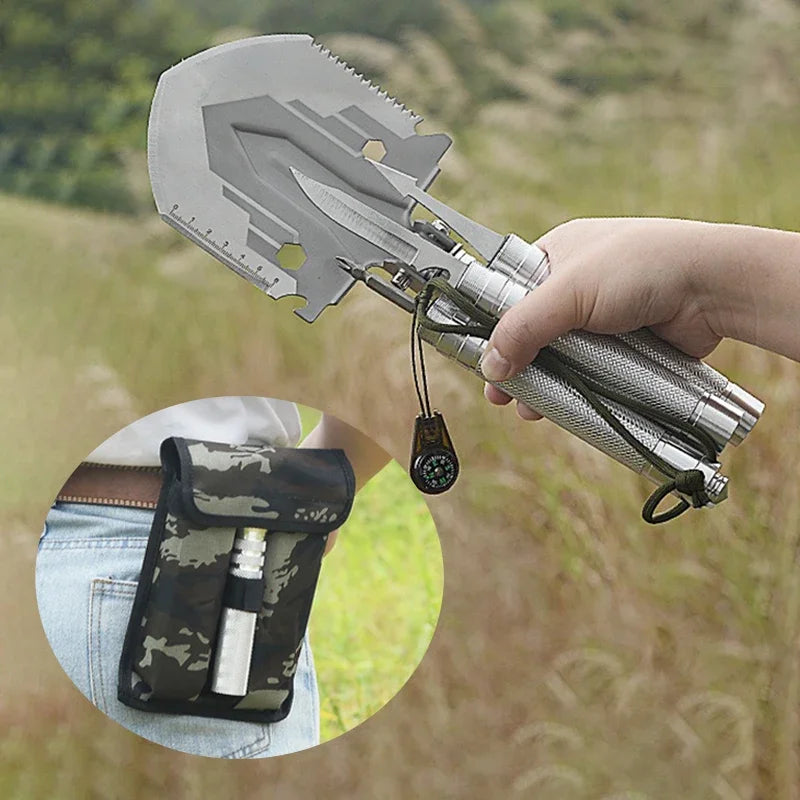 Outdoor Multifunctional Folding Shovel – Essential Survival Gear - Image 4