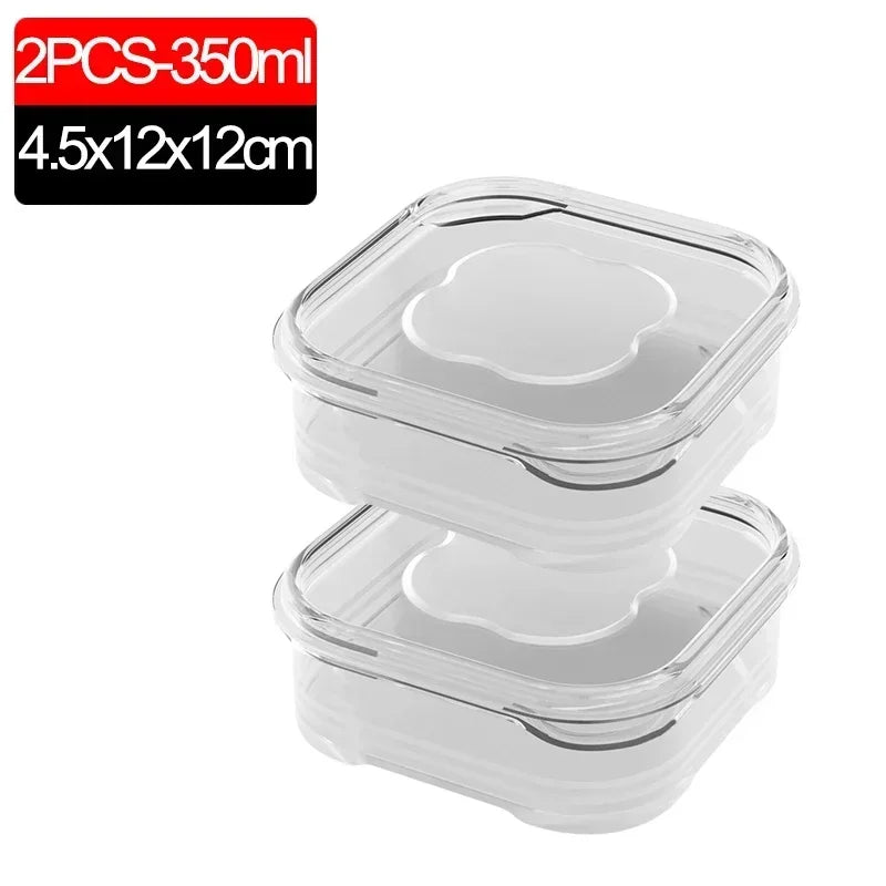 1/10PC Small Food Preservation Boxes – Transparent Kitchen Storage Solution - Image 13