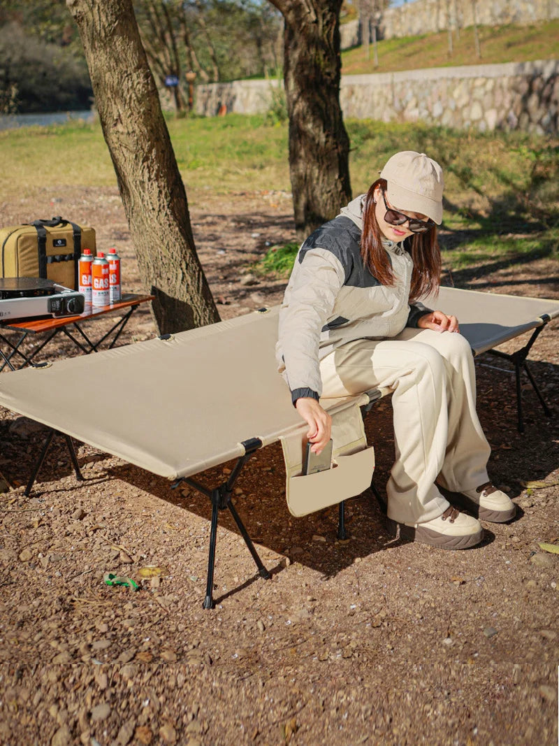 Lohascamping 90cm Widen Ultralight Folding Camping Cot – Portable and Versatile - Image 3