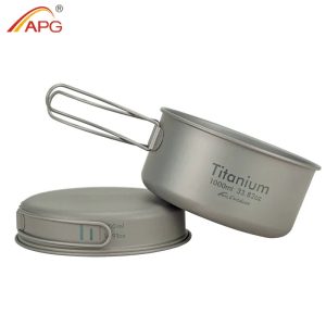 APG Ultralight Titanium Pan and Bowl Set – Perfect Cookware for Outdoor Enthusiasts