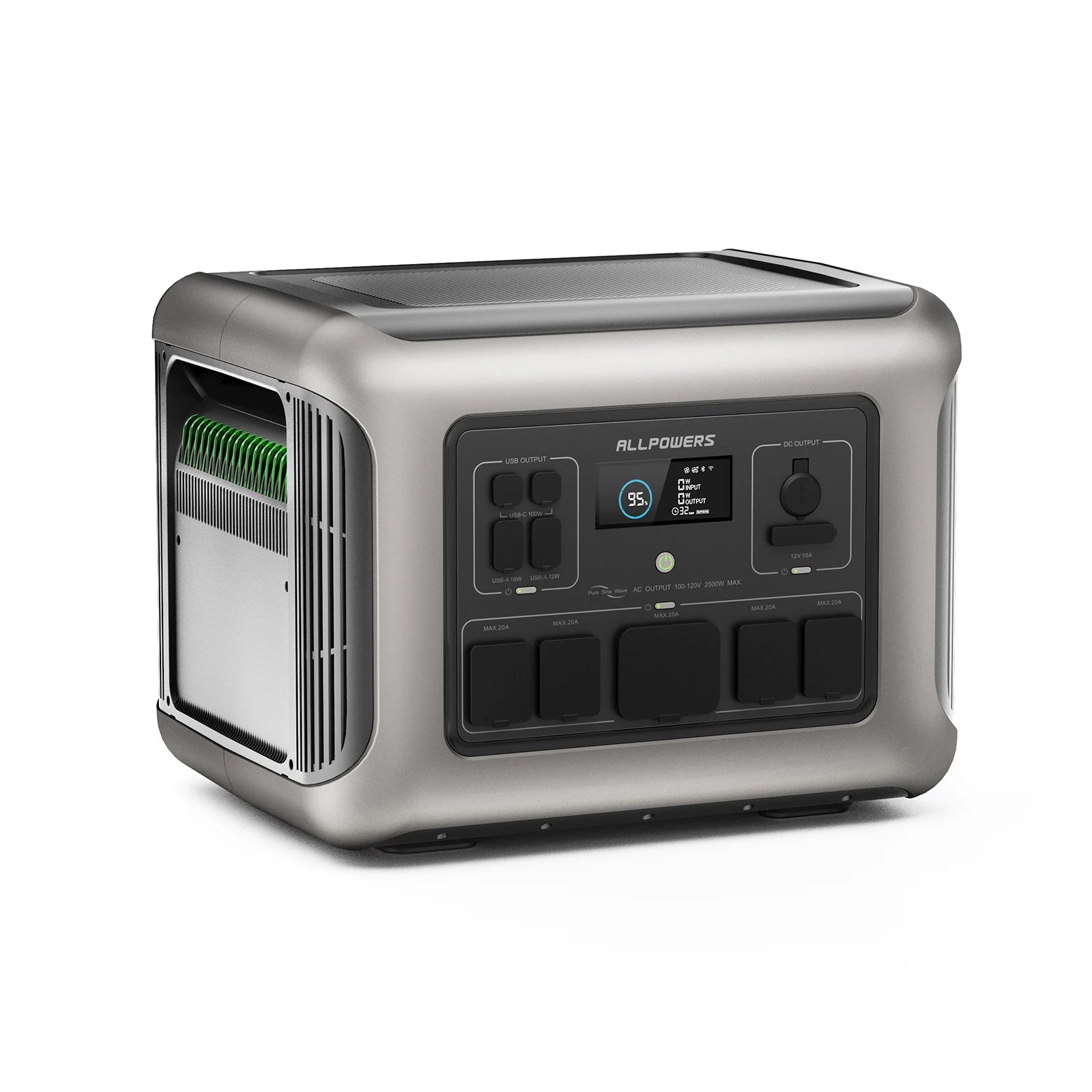 ALLPOWERS 2016Wh LiFePO4 R2500 Portable Power Station – Reliable Power Anywhere