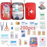 Essential Family Car Travel First Aid Kit – 198 Pieces for All Occasions