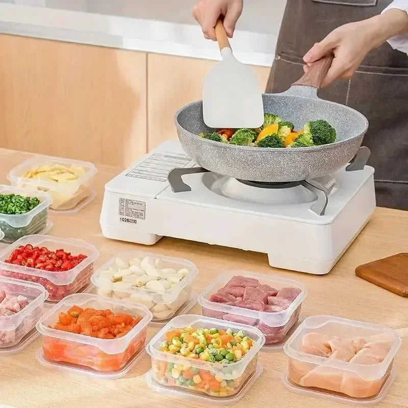 1/10PC Small Food Preservation Boxes – Transparent Kitchen Storage Solution - Image 4