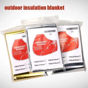 Outdoor Insulation Portable Foil Emergency Blanket – Essential Survival Gear