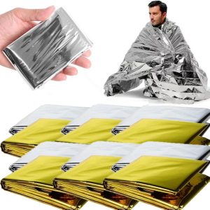 Emergency Thermal Poncho Blanket – Lightweight and Versatile Survival Gear