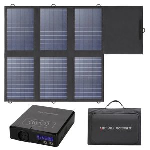 ALLPOWERS Solar Powerbank 41600mAh – Portable Power Solution for Outdoor Enthusiasts