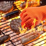 BBQ Silicone Grilling Gloves – Heat Resistant Cooking and Baking Mitts