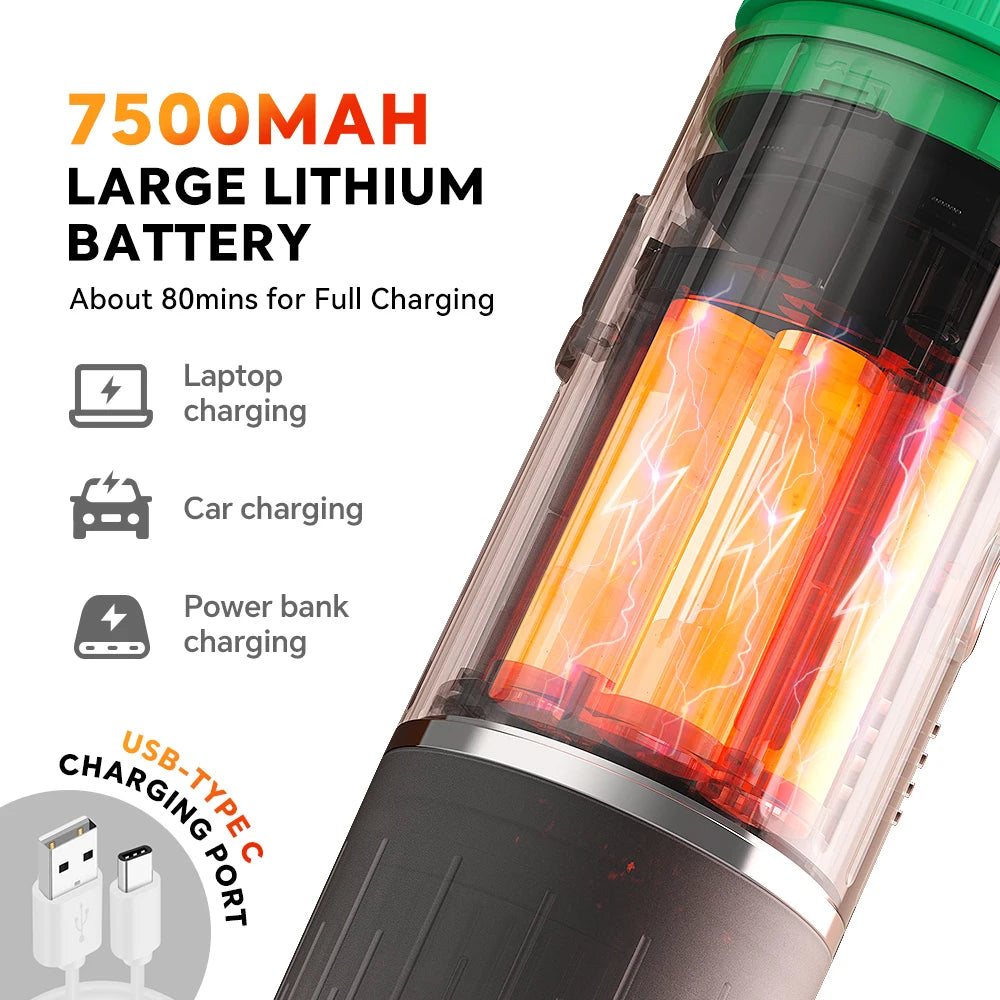 2 in 1 Capsule Powder Travel Coffee Maker – Portable Espresso Machine - Image 4