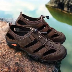 New Summer Men's Sandals β Genuine Leather, Antiskid, Breathable Outdoor Footwear
