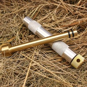 Brass Emergency Fire Tubes – Essential Outdoor Igniter for Survival