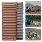 10cm Self-Inflating Sleeping Mat with Foot Pump & Pillow – Ultralight Camping Essential