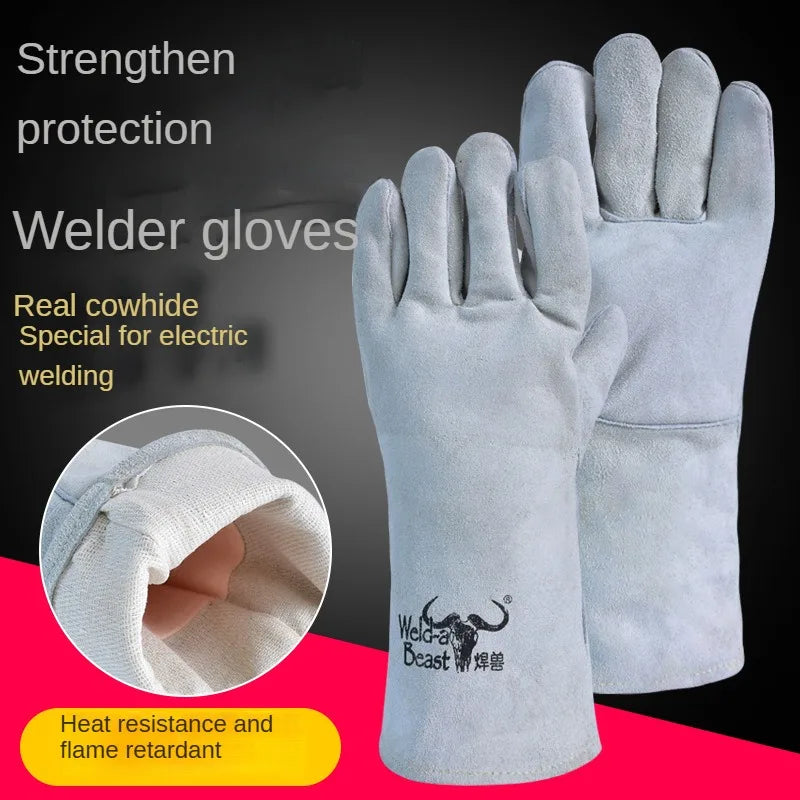 All Cowhide Electric Welding Gloves – Welding Beast for Ultimate Protection - Image 2