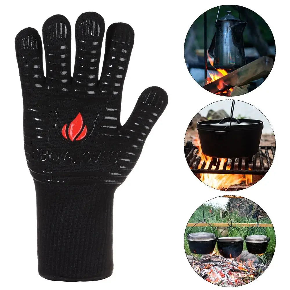 Heat-Resistant Gloves for Safe Fireplace and Stove Handling - Image 5