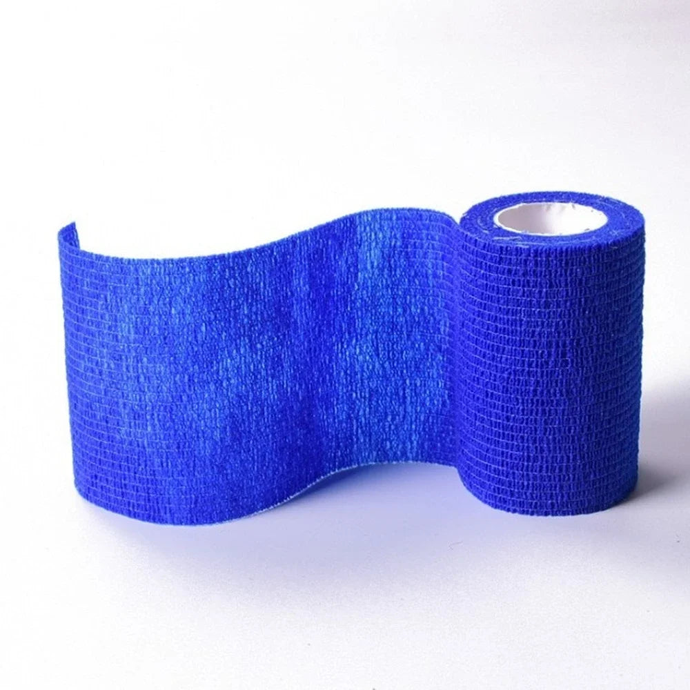 Blue Waterproof Self-Adhesive Elastic Bandage – Essential First Aid Kit - Image 6