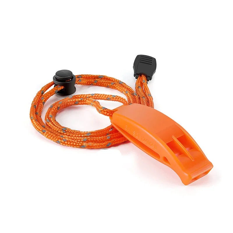 1PC Emergency Whistles with Lanyard – Safety Gear for Outdoor Adventures