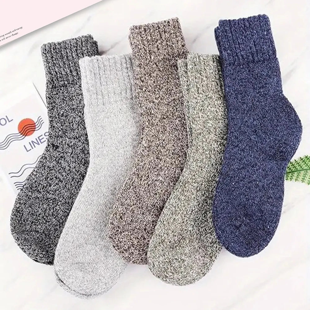 Cozy Comfort: Thick Woolen Socks for Men – Perfect for Autumn & Winter - Image 6