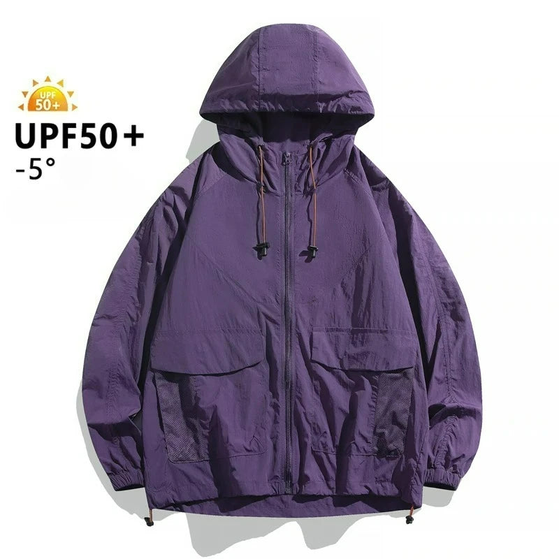 Men’s Thin Summer Waterproof Jacket – Perfect for Outdoor Adventures - Image 12