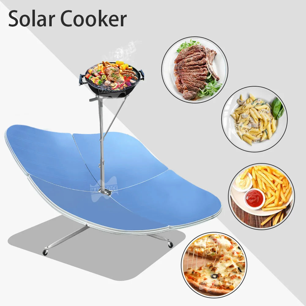 2000W Solar Cooker: Portable Outdoor BBQ Sun Reflective Heaters - Image 6