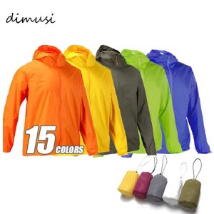 DIMUSI Men's & Women's Quick Dry UV Protection Windbreaker Jacket