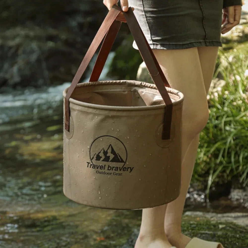 Portable Foldable Buckets – Versatile Water Containers for Outdoor Adventures - Image 4