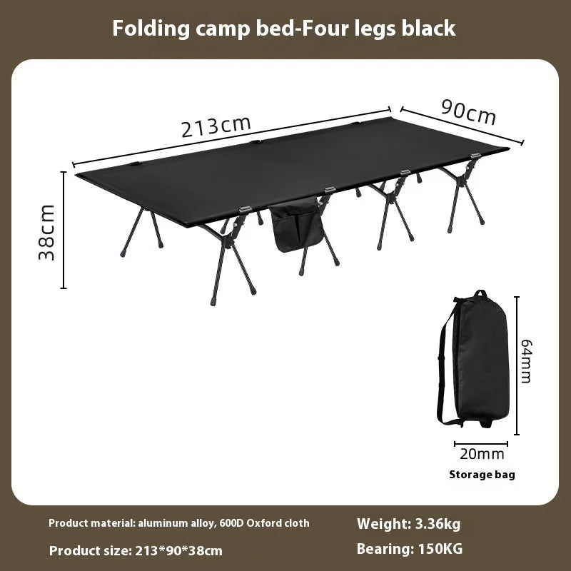 Lohascamping 90cm Widen Ultralight Folding Camping Cot – Portable and Versatile - Image 7