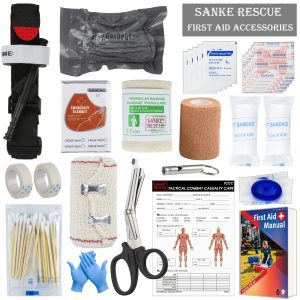 Comprehensive Survival First Aid Kit for Outdoor and Emergency Use