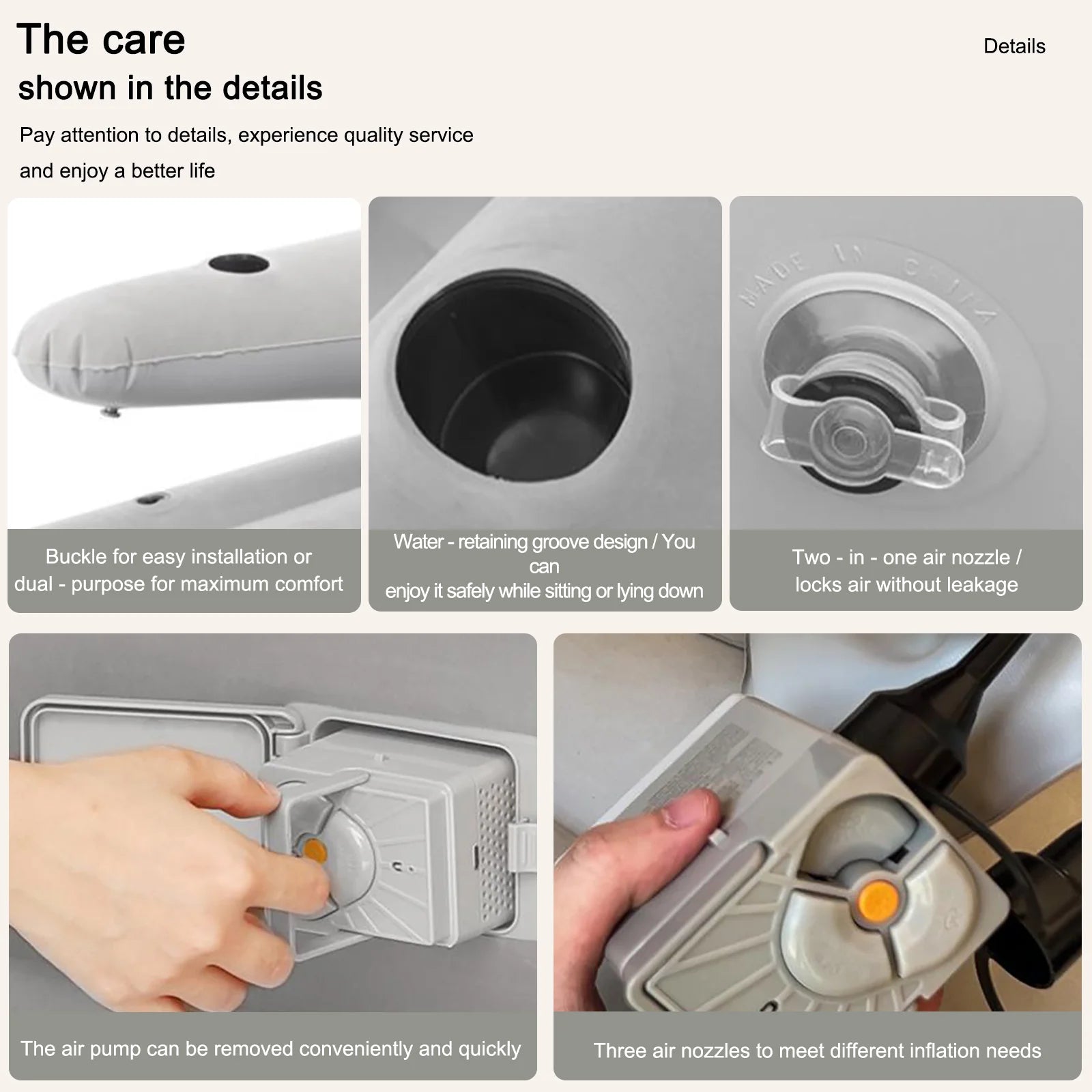 2 Person Automatic Inflatable Mattress – Perfect for Home, Camping & More - Image 5